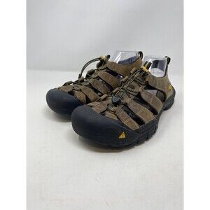 Keen Shoes Mens Size 13 Brown Newport H2 Leather Sandals Hiking Water Outdoor